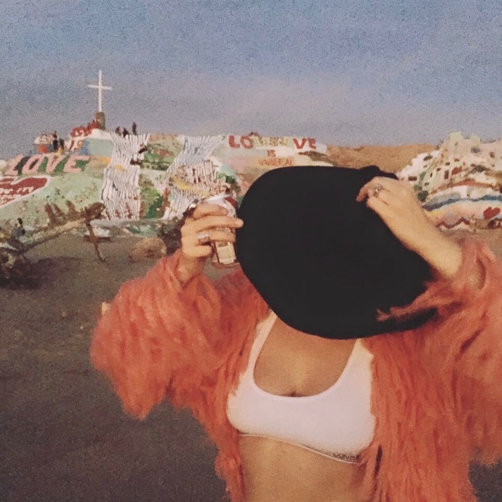 Lovers + Drifters Pink Shaggy Coat